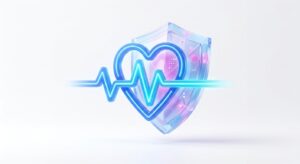 의학적 신뢰와 환자 만족도를 상징하는 3D 일러스트